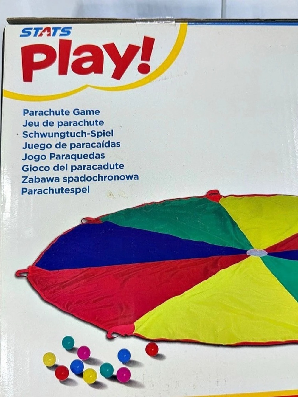 Stats Play! Parachute Game! Color Block - Picture 2 of 8